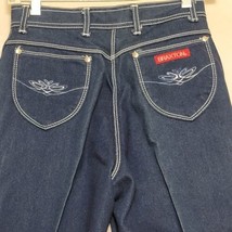 Braxton Womens Jeans Sz 9 Straight Leg Blue Stretch Dark Wash Denim - $27.87