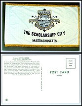 Massachusetts Postcard - Fall River, The Scholarship City Banner S28 - £2.36 GBP