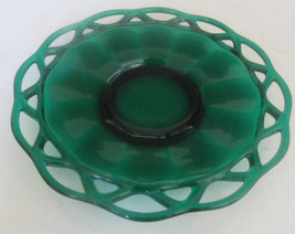 Vintage Depression Forest Green Color Early American Glass - Westmoreland Plate  - £56.62 GBP