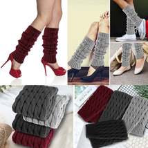 Winter Leg Warmers for Women – Knitted and Crocheted High Knee Leggings, Cozy Bo - £7.14 GBP+