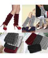 Winter Leg Warmers for Women – Knitted and Crocheted High Knee Leggings,... - £7.08 GBP+