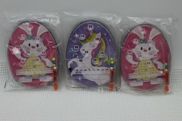 Lot of 3 New Easter Bunny and Unicorn Theme Pinball Game Party Favour - £8.53 GBP