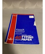 Mead Typing Paper Management Series 12 Sheets 8.5x11 Typewriter 1993 PAR... - £3.97 GBP