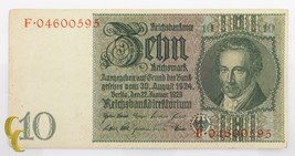 1929 Germania 10 Segno (XF) Estremamente Sottile Condizioni - $746.80 MXN