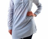 SUNDRY Womens Shirt Buttons Closure Striped Long Sleeve White Blue Size ... - $35.88