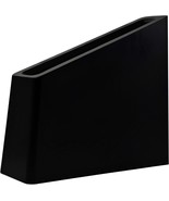 Black Magnetic Knife Holder, Acacia Wood Knife Block, 12.5”x10.5” - $922.49 MXN