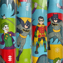 1 Roll Batman Villains Birthday Party Christmas Gift Wrapping Paper 70 S... - $6.99