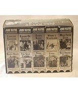 John Wayne Collection VHS Box Set 10 Black White Movie Videos Madacy Mus... - £38.94 GBP