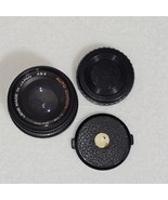 Auto Chinon 1:1.9 50mm Lens / End Caps + Tristar 1A 49mm Filter Made In ... - $86.06 CAD