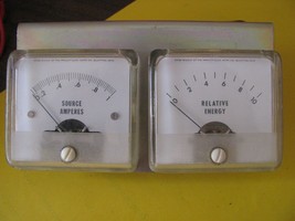 Pair vintage triplett meter panel - £37.02 GBP