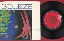 Squeeze 45 RPM Record &amp; Picture Sleeve - Tempted / Trust - A&amp;M 2345 (1981) - $12.25