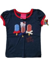 Hello Kitty T Shirt popsicle red white blue Infant / Toddler sizes 24M N... - £5.69 GBP