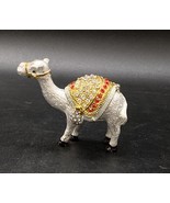 Jeweled Enamel Camel with Hump Trinket Box Vintage - €42,78 EUR
