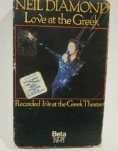 Neil Diamond Love at The Greek - HIFI Beta Videotape Betamax NOT VHS - £7.44 GBP