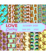 Scooby Doo, Digital Paper, JPEG, Printable, Party, Decoration - £2.20 GBP