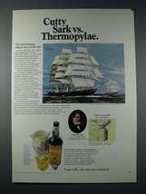 1971 Cutty Sark Scotch Ad - Thermopylae - £14.81 GBP