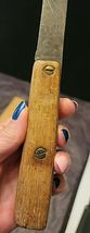BUTCHER KNIFE ANTIQUE VINTAGE 11" image 7