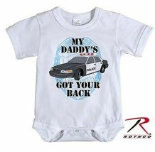 2T Toddler One Piece POLICE CAR Cop  Daddys Got Your Back Rothco 67098 - $11.99