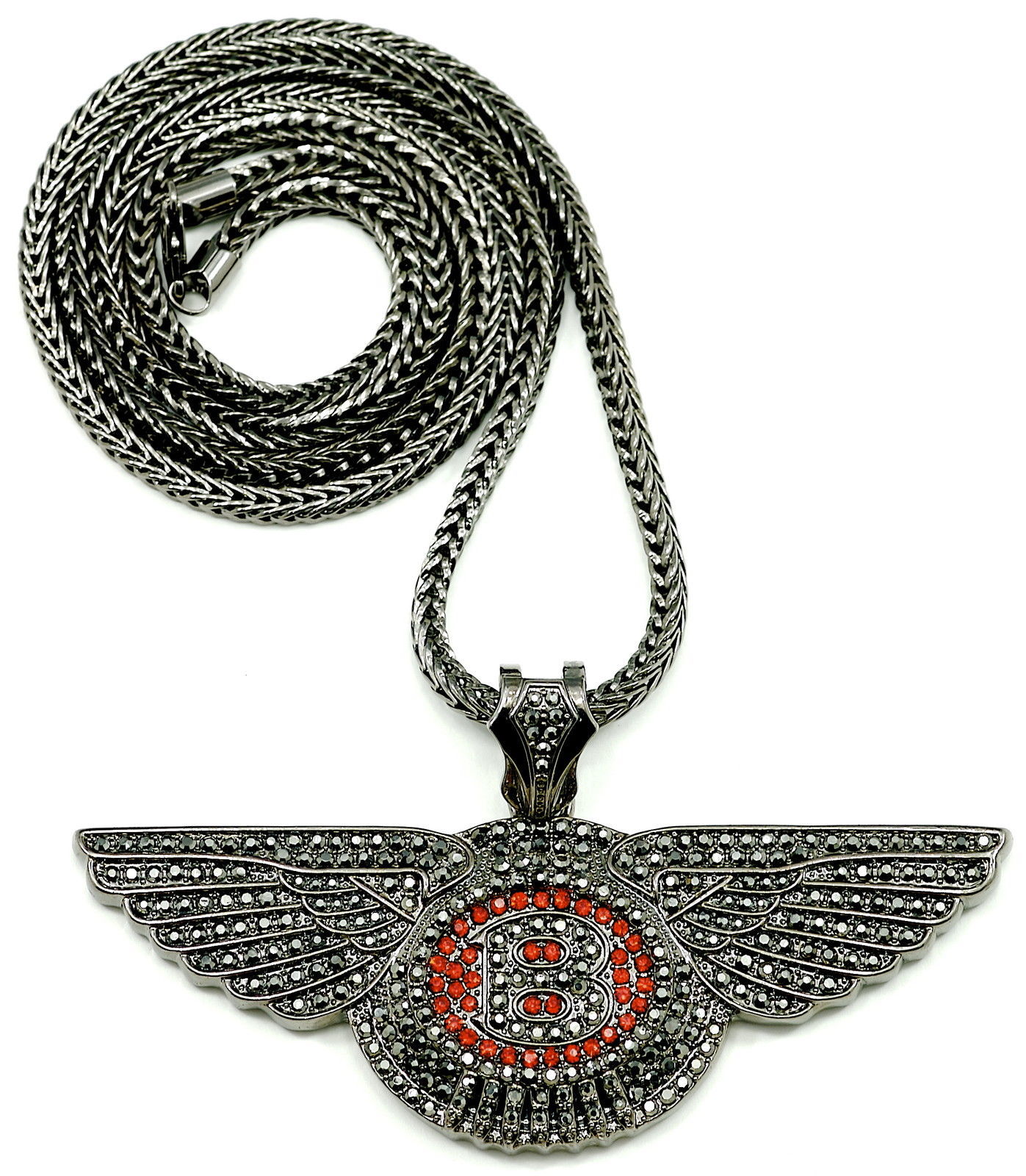 Primary image for WINGS New Pendant & 36 Inch Long Franco Necklace B Style Chain