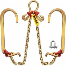 V Bridle Chain, 5/16 in x 2 ft Bridle Tow Chain, Grade 80 V-Bridle Transport... - £58.83 GBP