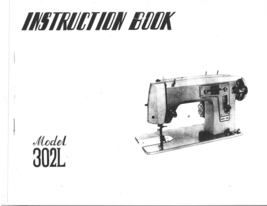 Universal 302L Manual Kingston Master Instruction sewing machine Hard Copy - $12.99