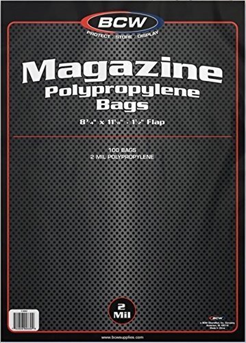 100 Magazine Bags by BCW
