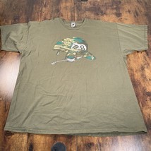 TeeFury Game Over Man  A’s Of Spades Eight Ball Military Green T-Shirt XXL - £10.10 GBP