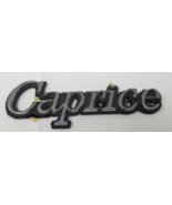 Chevrolet Caprice Emblem Badge Fender Trunk 1979 Silver Black - £12.42 GBP