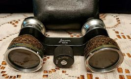VINTAGE JASON SMALL BINOCULARS (OPERA GLASSES) 2.5X WITH CASE MADE IN JAPAN image 2
