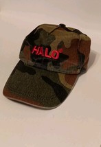 Green Camouflage Halo Baseball Cap Hat Strapback Adjustable - $181.86 MXN