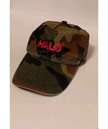 Green Camouflage Halo Baseball Cap Hat Strapback Adjustable - $181.86 MXN