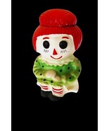 Vtg McCoy Pottery Cookie Biscuit Treat Jar RAGGEDY ANN Made in USA Unmarked - $110.20 CAD