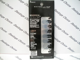 Maybelline ColorShow Fashion Prints Mirror Effect Nail Stickers #70 Plat... - $8.06
