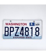 2020 United States Washington Evergreen Passenger License Plate BPZ4818 - $20.35 CAD