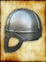 Medieval Gjermundbu helmet made of metal head protection helmet-
show origina... - $95.75