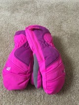 Head Girls Pink &amp; Purple Insulated Mittens Gloves Size Small  - £35.04 GBP