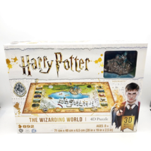 Harry Potter 4D Puzzle &quot;The Wizarding World&quot; 3D Models 892 Pieces NEW - $273.62 MXN