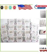 Elegant 12 Count Bindi Pack - Stunning Multi-Colored Face Jewels for All... - $420.73 MXN