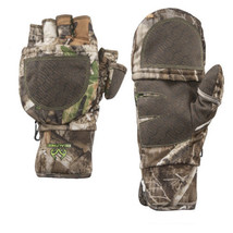 Realtree Edge Youth L/XL Gloves Pop Top Non-Slip Scent Control Outdoors ... - £14.69 GBP