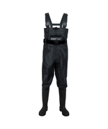 PVC Bootfoot Waterproof 2 Ply Chest Wader Nylon Rubber Waders Hunting Fi... - £50.06 GBP