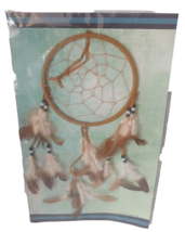 Lakota Sioux Dreamcatcher Web Feathers 13&quot; x 6&quot; New In Package - £17.17 GBP