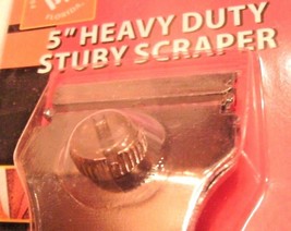 4 3/4 INCH Heavy Duty Stubby Razor Blade Scraper w/ Comfort Soft Grip Ha... - £15.17 GBP