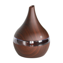 Humidifier For Home 300ML USB Humidifier Electric Oil Aromatherapy Wood Grain - £27.08 GBP