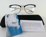 SALT.Optics ANGIE (MB/WG) Midnight Blue / White Gold  TITANIUM Eyeglass ... - £75.33 GBP