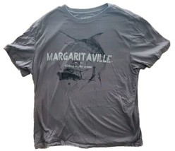 Margaritaville T-Shirt Men L Large Gray Fishing In The Ocean Since 1977 ... - $9.12