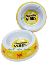 2 Cat Food Water Dish Pet Sturdy Feeding Bowls (3.5-4&quot; Dia) BowlPAWSITIV... - $296.74 MXN