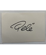 Pele (d. 2022) Autographed Signed 4x6 Index Card - Lifetime COA - $104.30