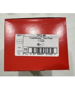Pass &amp;Seymour Legrand 3 Gang 3 Toggle TradeMaster Wallplate TP3-W QTY 15 - $796.04 MXN