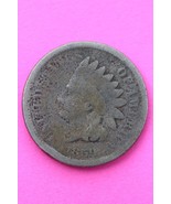 1859 Copper Nickel Indian Head Cent Penny Exact Early Type Coin Pictured... - $13.66 CAD