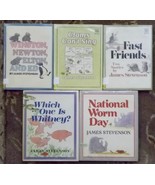 5 James Stevenson books Clams Can&#39;t Sing, Fast Friends, Winston Newton E... - £13.45 GBP